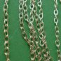 5 Meters Silver Coloured Cross Chain, 3mm by 2mm
