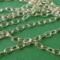 5 Meters Silver Coloured Cross Chain, 3mm by 2mm