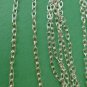 5 Meters Silver Coloured Cross Chain, 3mm by 2mm