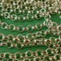 5 Meters Silver Coloured Cross Chain, 3mm