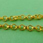 5 meters Golden Cross Chain 4mm x 4mm