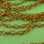 5 meters Antique Bronze Cross Chain 3mm x 2mm