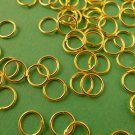 100 pcs Golden Jump Ring 7mm