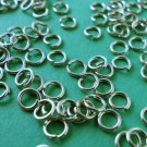 100 pcs 4mm Silver Nickel Jump Ring,