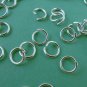 100 pcs 7mm Silver Jump Ring, Nickel free