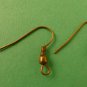 100 pcs 18mm Antique Bronze Earring Hooks