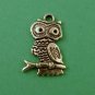 5pcs Tibetan Silver Owl Pendant