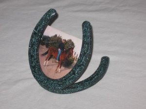 horse shoe picture frame