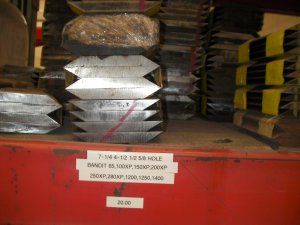 Chipper Knives  7 1/4 x 4 x 1/2"                          (K008)