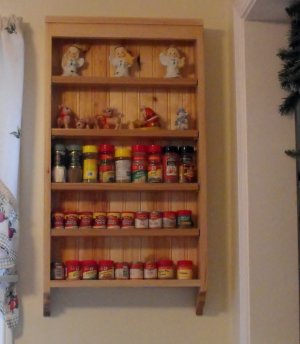 Spice Rack, Hickory