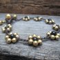 Black Onyx Flower Bracelet