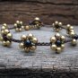 Black Onyx Flower Bracelet