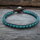Single Line Turquoise Bracelet