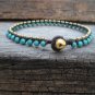 Turquoise Blue Round Anklet