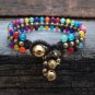 Candy  Brass Row Bracelet