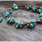 Turquoise Knot Anklet Fashion Jewelry