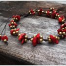 Coral  Knot Anklet Fashion Jewelry