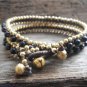 2 Wrap  Onyx  Bracelet/Necklace