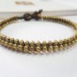 Collate Brass Bead Anklet