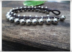 Jingling Bell Silver Anklet