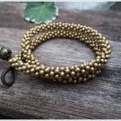Brass Bead Bracelet/Necklace
