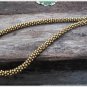 Brass Bead Bracelet/Necklace