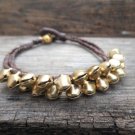 Hippie Jingling Gold Bell Bracelet