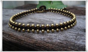 Brass Beads Anklet