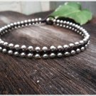 Silver Beads Anklet