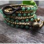 Jade Brass Bracelet/Necklace