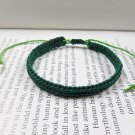 Friendship  Crochet  Dark Green Bracelet