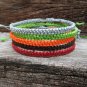 5 pcs. Friendship Woven Wax Cord  Bracelet