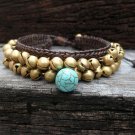Handmade Crochet Drop Turquoise Bracelet