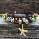 Hand Crochet Colorful Glass Bead Bracelet