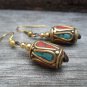 Handmade Stone Bead Earring