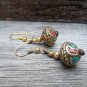 Handmade Stone Bead Earring