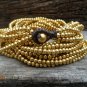 6 Chain Brass Necklace