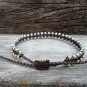 Cord Silver Bead Bracelet