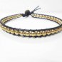 Wax Cotton Brass Bean Anklet