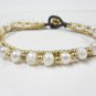 Pearl chain  Brass  Bead Bracelet