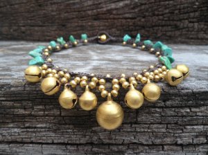 Jingling  Turquoise  Bead Anklet
