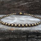 Single Line Brass Anklet