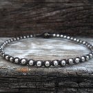 Single Line  Silver  Anklet