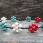 Colorful  Brass Flower Anklet