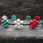 Colorful  Brass Flower Anklet