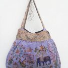 Ethnic Bag Embroidered Fabric Hippie Shoulder Bag