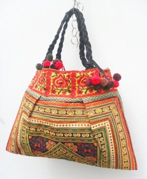 Ethnic Hmong Bag Embroidered