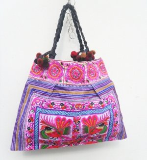 Ethnic Hmong Bag Embroidered