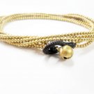 2 Line Brass Chain Necklace