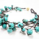 Ball Turquoise  Bunch Bracelet